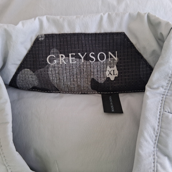 Greyson Yukon-Lite Puffer Vest Mens XL Full-Zip Primaloft Gray - Picture 2 of 6